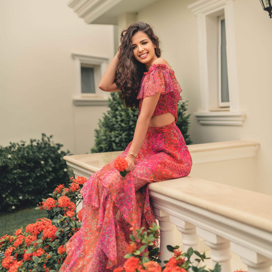 robe longue, robes longues, robe longue à fleurs, robe longue fleurie