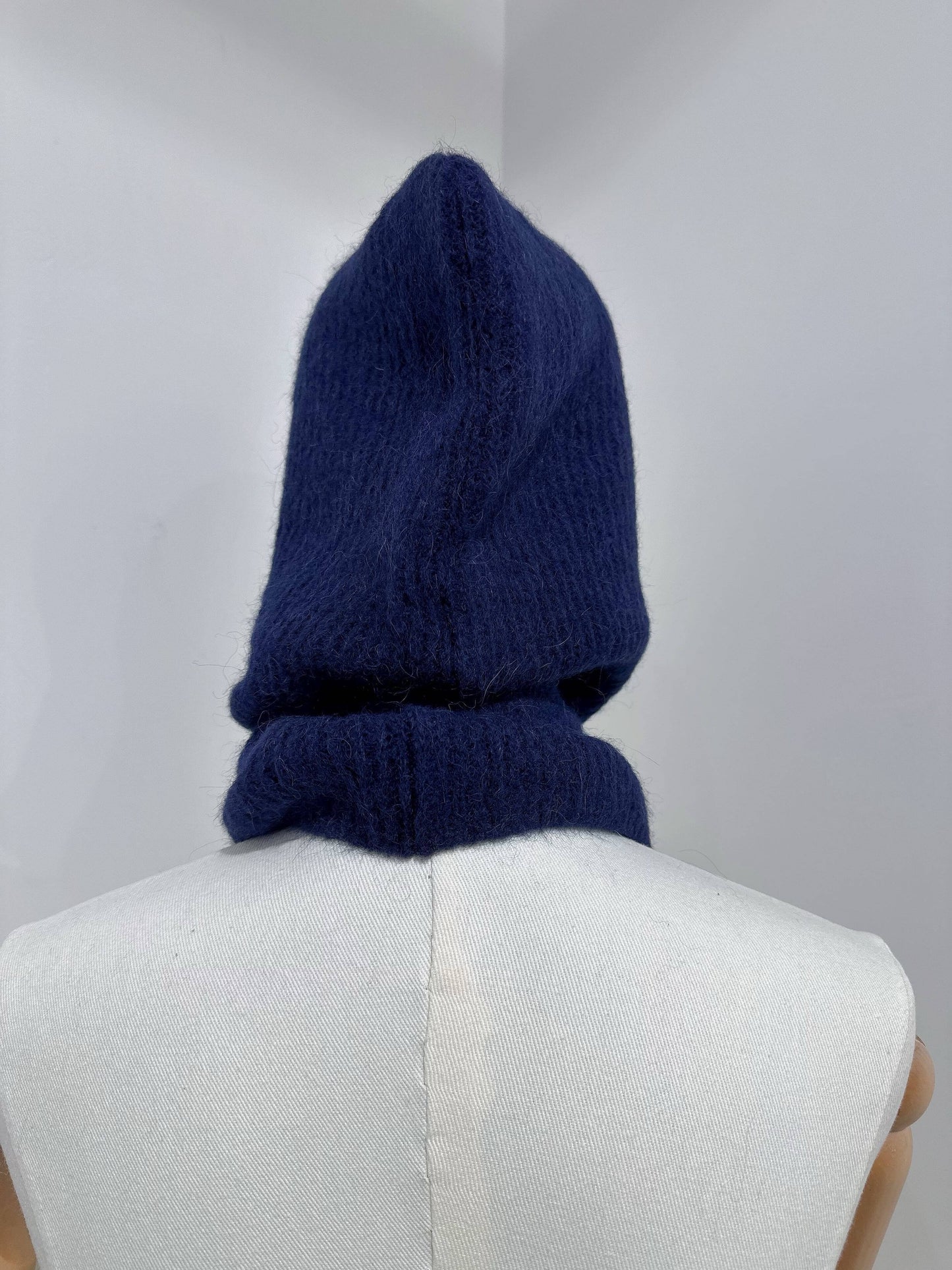 Cagoule en maille alpaga accessoire chaud hiver - Coline