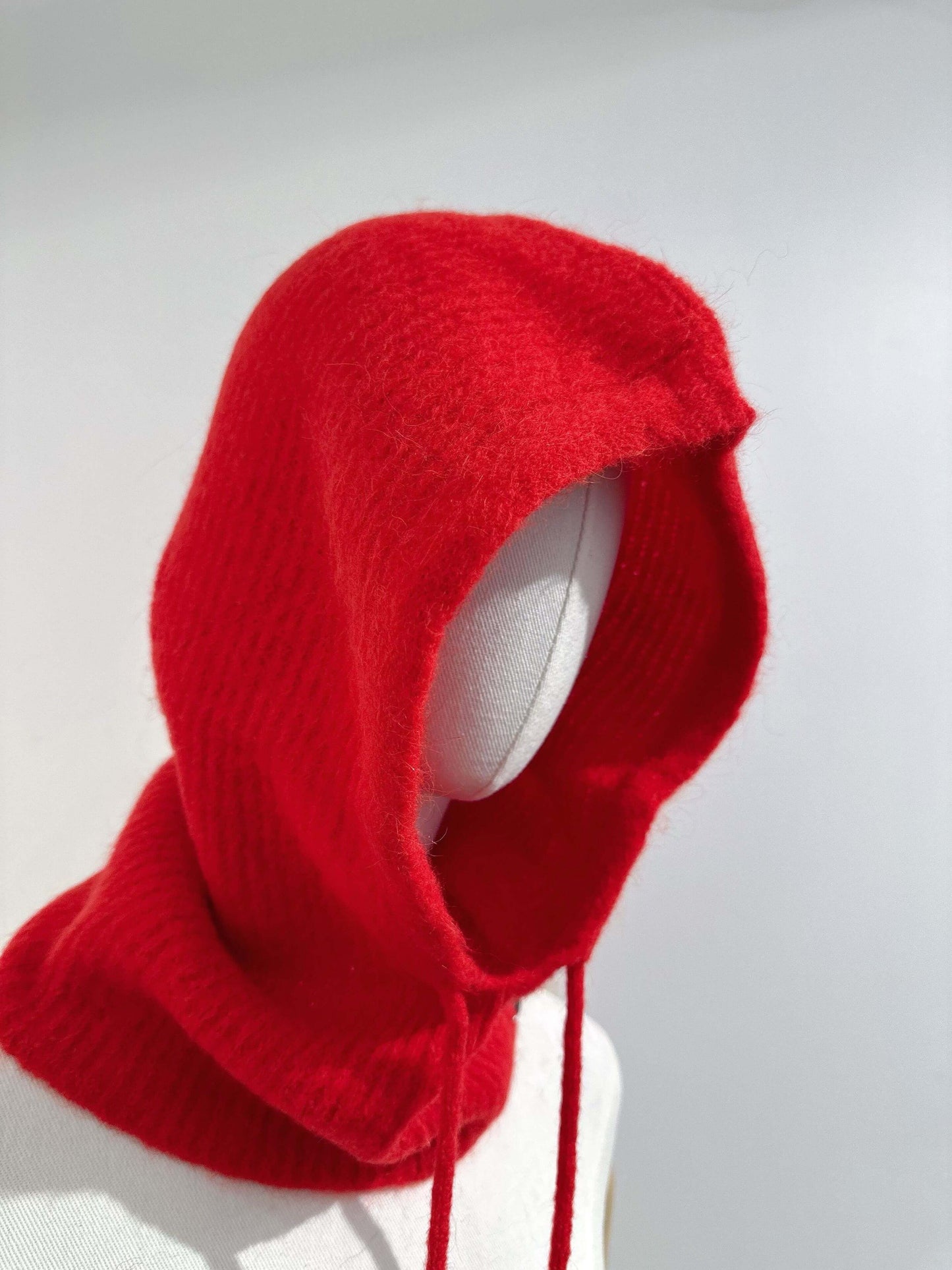 Cagoule en maille alpaga accessoire chaud hiver - Coline