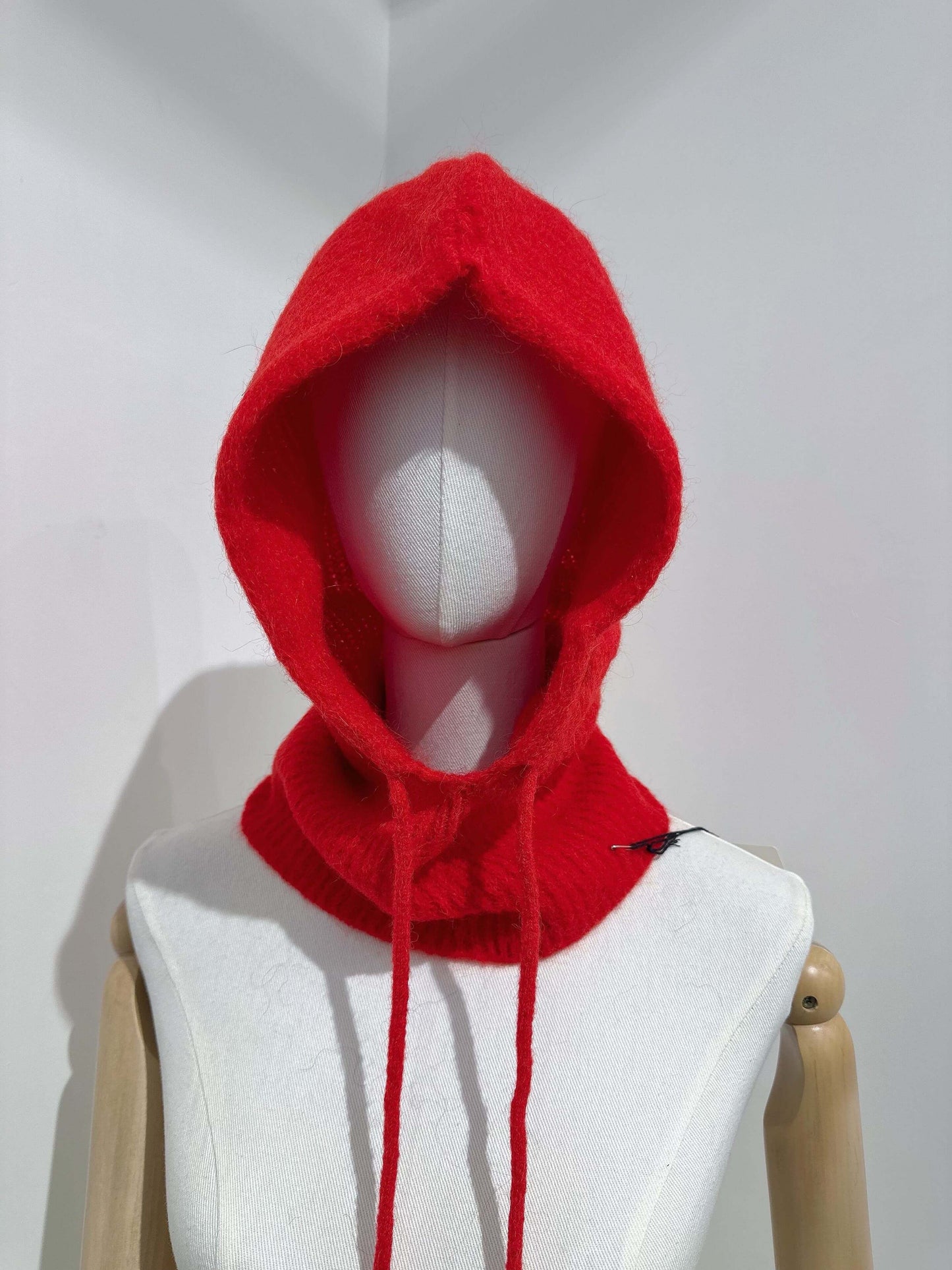 Cagoule en maille alpaga accessoire chaud hiver - Coline