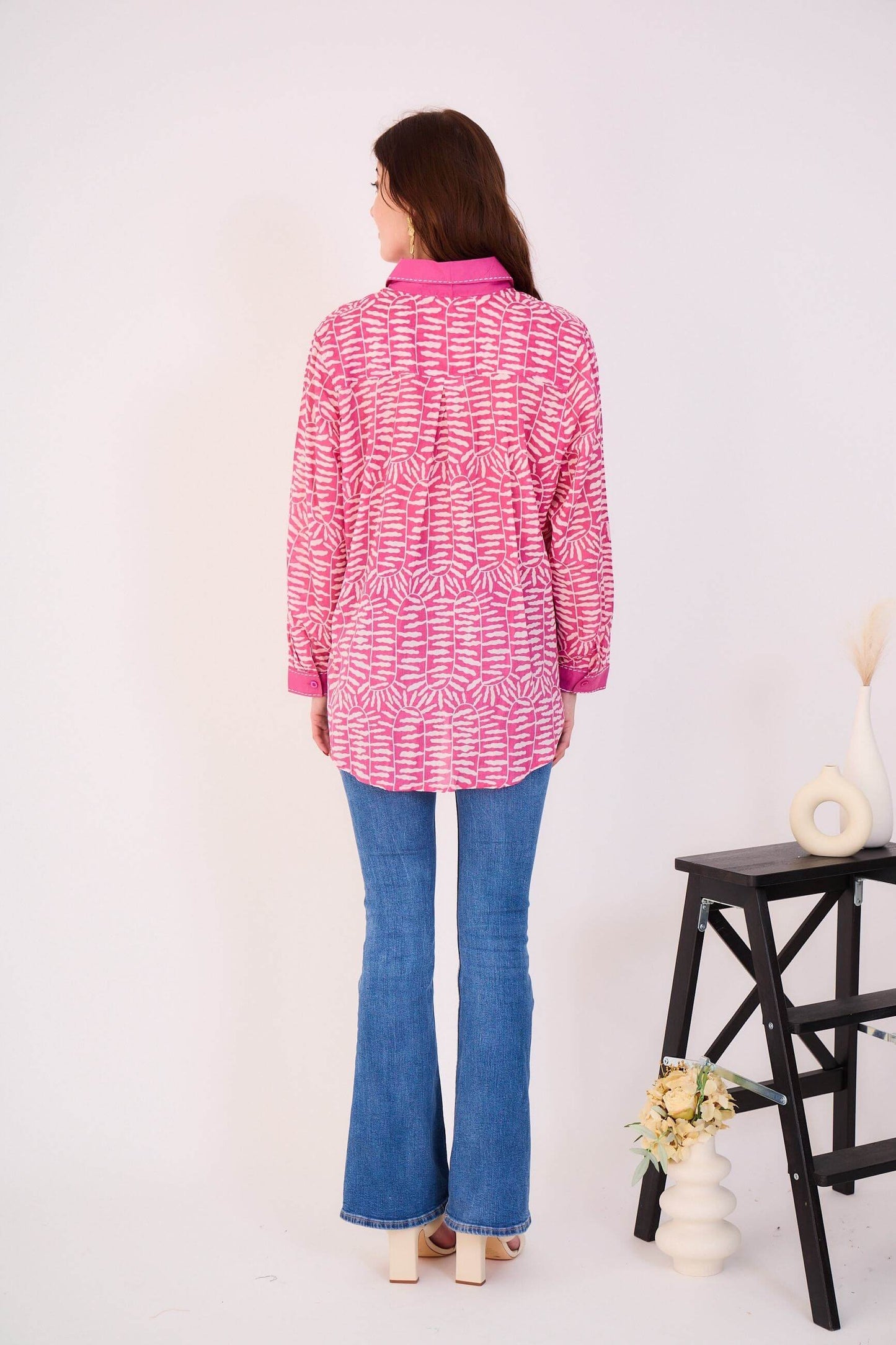 Chemise bohème à motif animalier - Orice