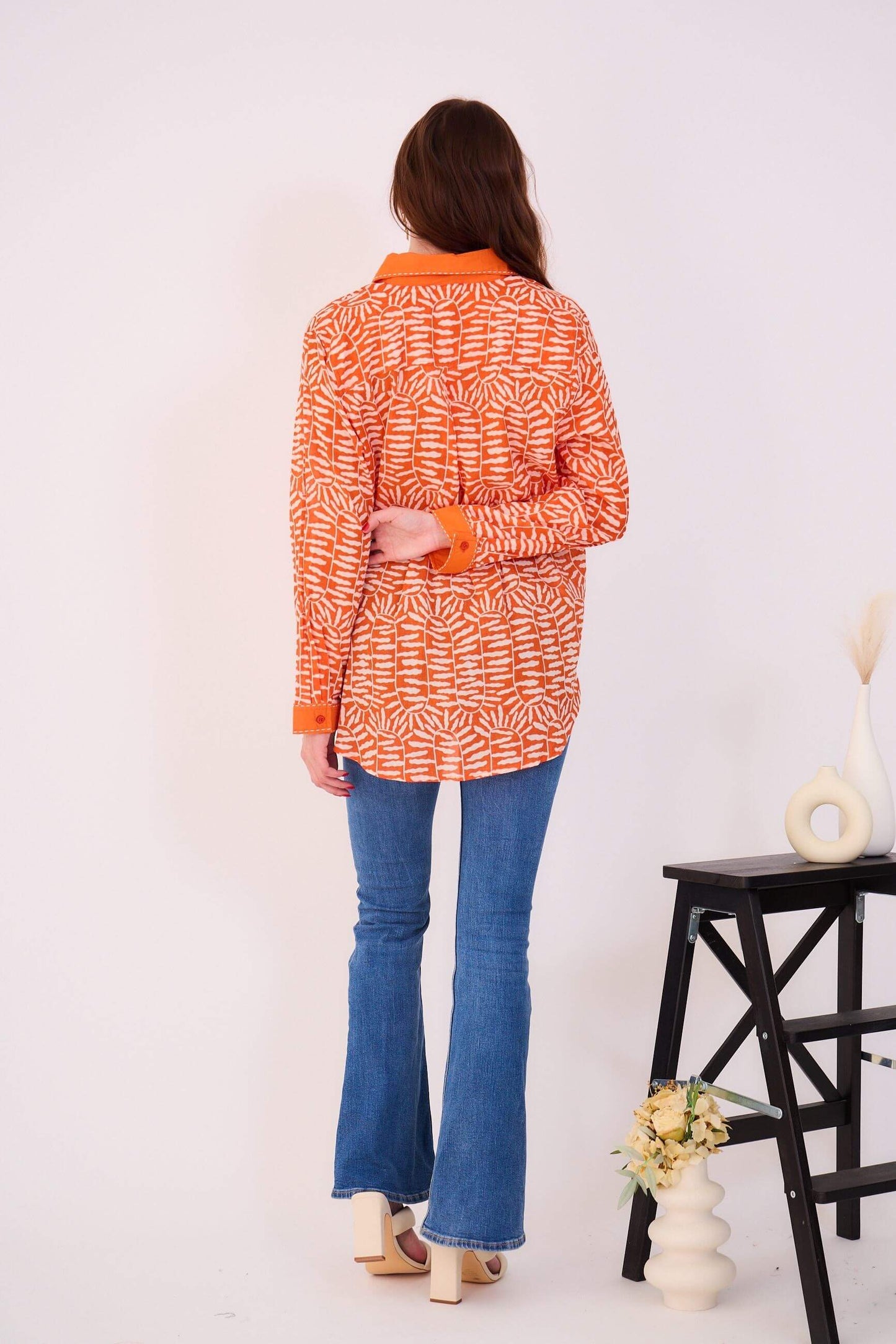 Chemise bohème à motif animalier - Orice