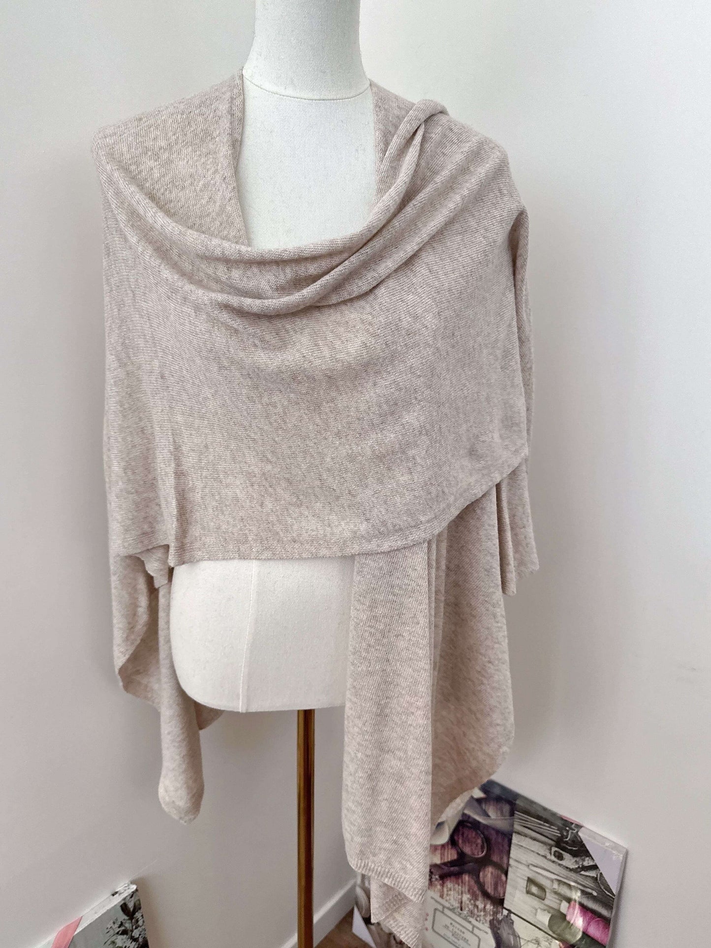 Poncho en cachemire femme Bohème chic - Yarah