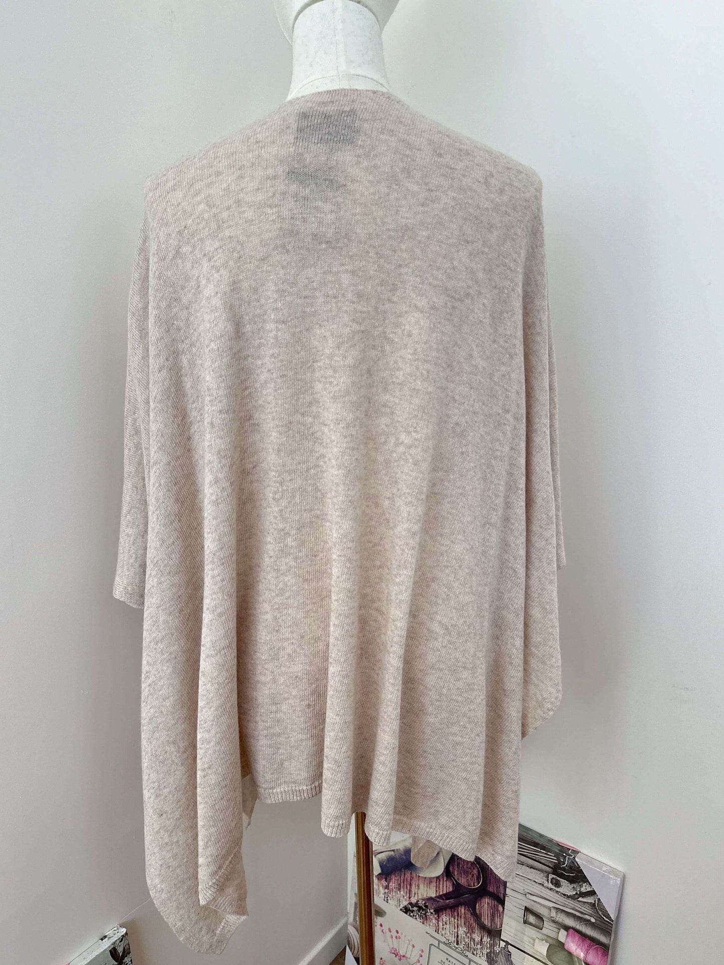 Poncho en cachemire femme Bohème chic - Yarah