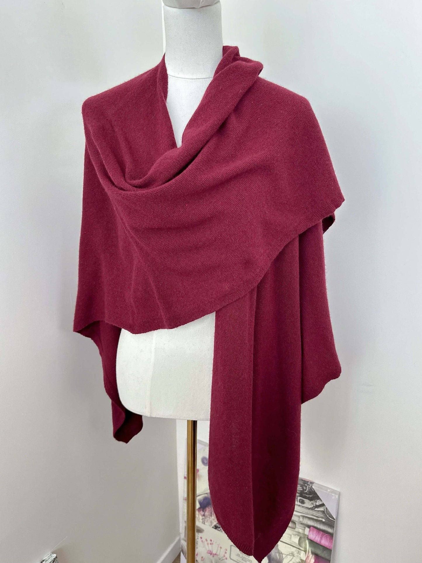 Poncho en cachemire femme Bohème chic - Yarah