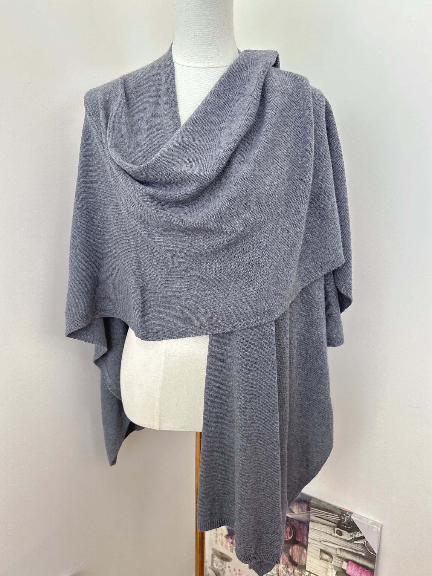 Poncho en cachemire femme Bohème chic - Yarah