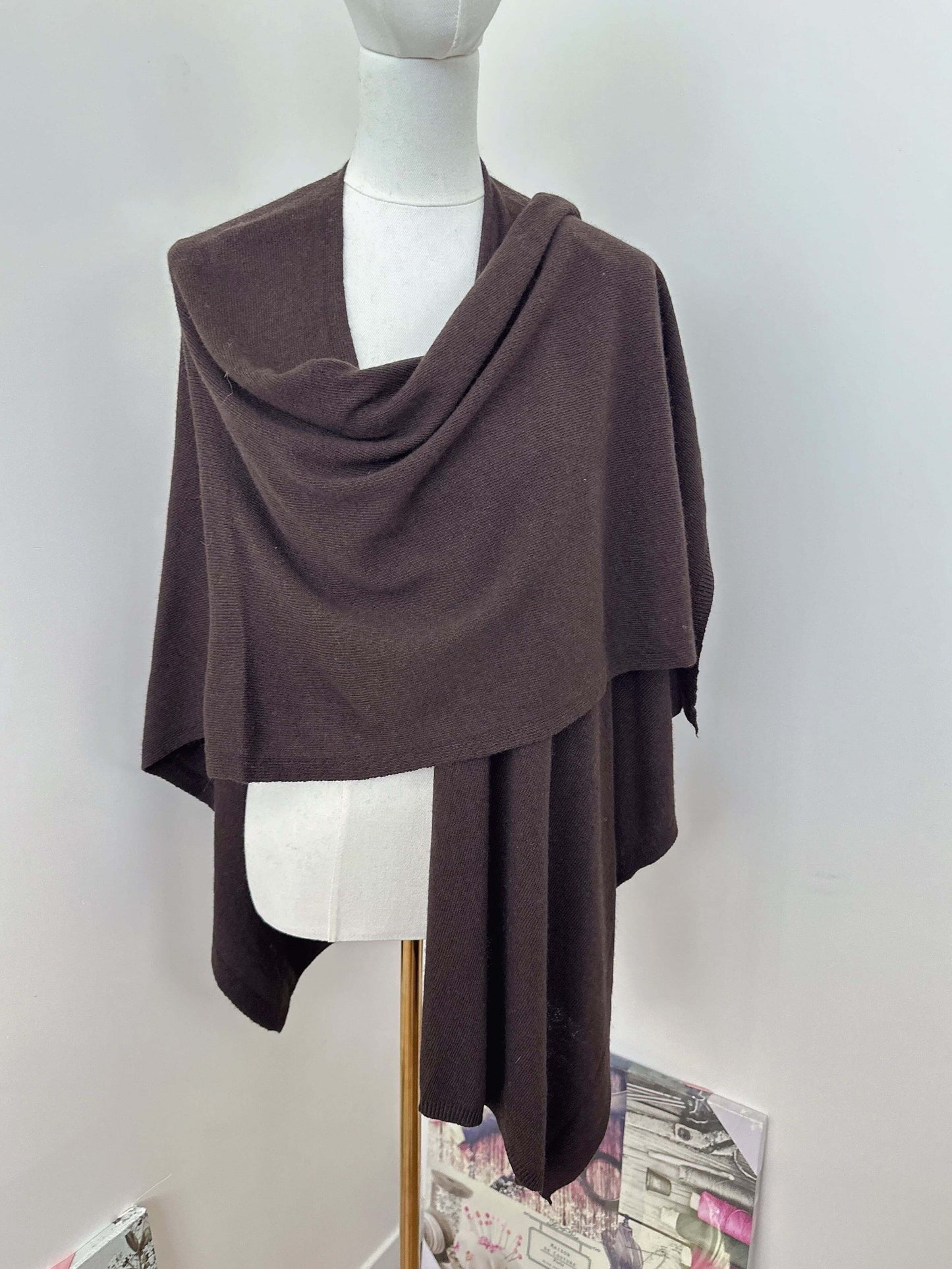 Poncho en cachemire femme Bohème chic - Yarah