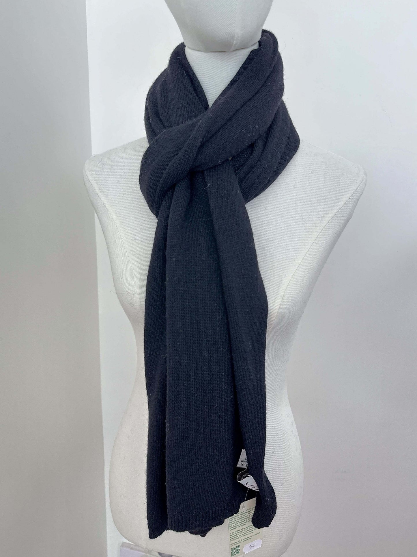 Écharpe maille cachemire noir - Brenda
