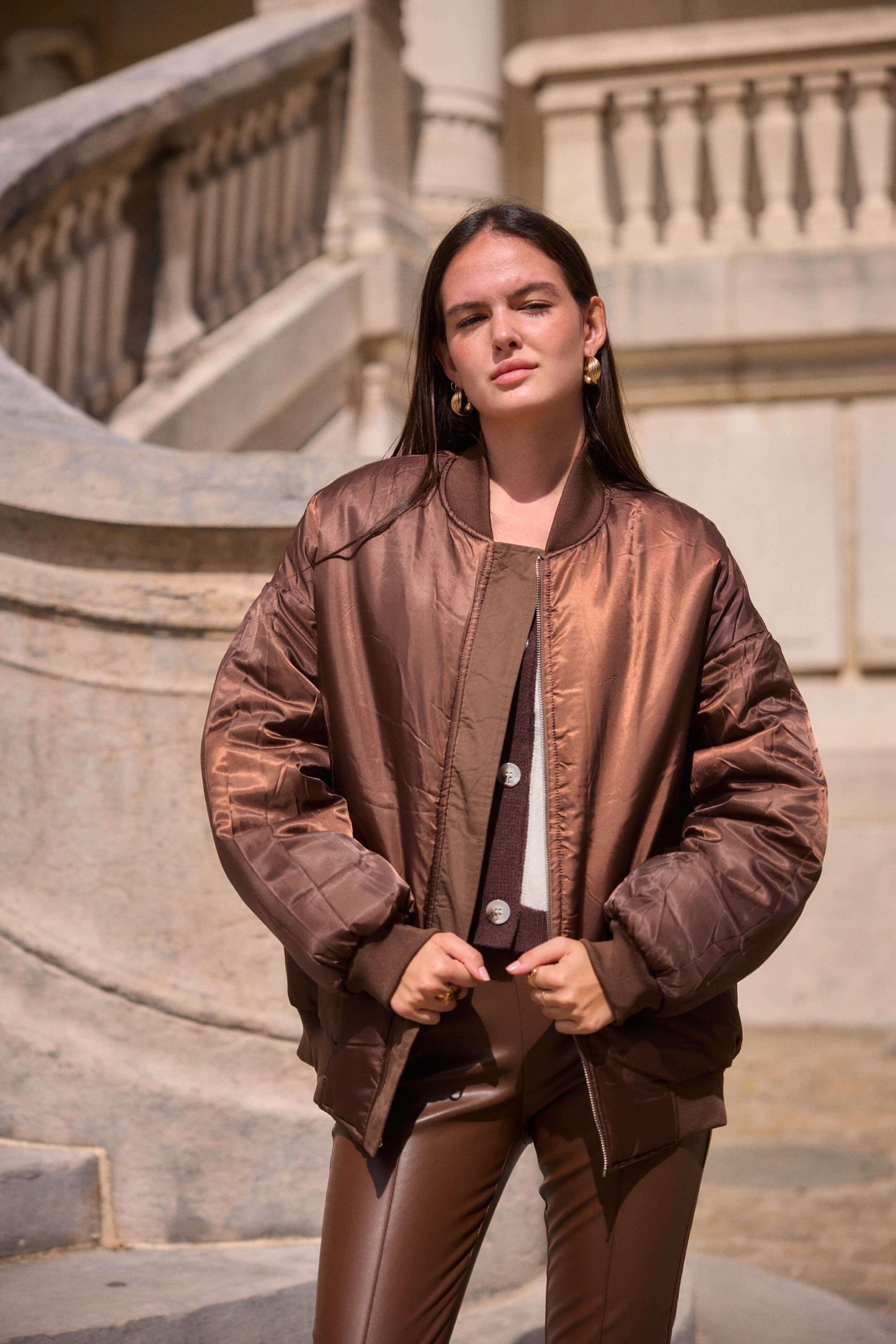 Veste bomber reversible femme classique - Morgane