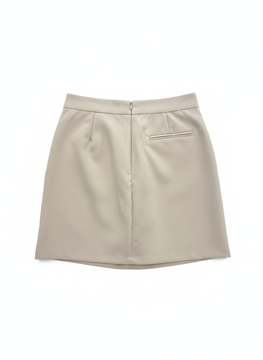 Jupe-culotte à drapé asymétrique