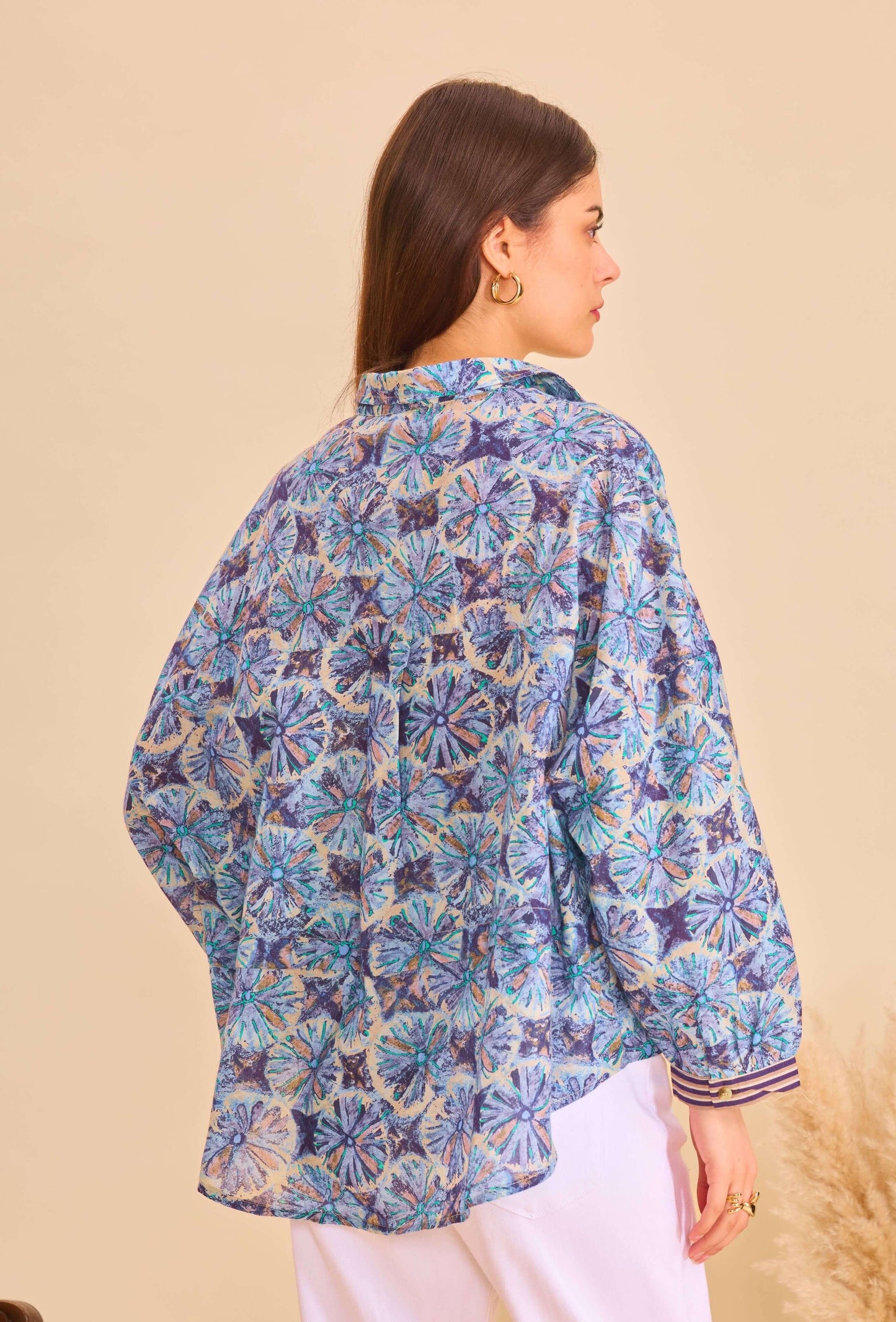 Chemise asymétrique en coton - Orice Paris