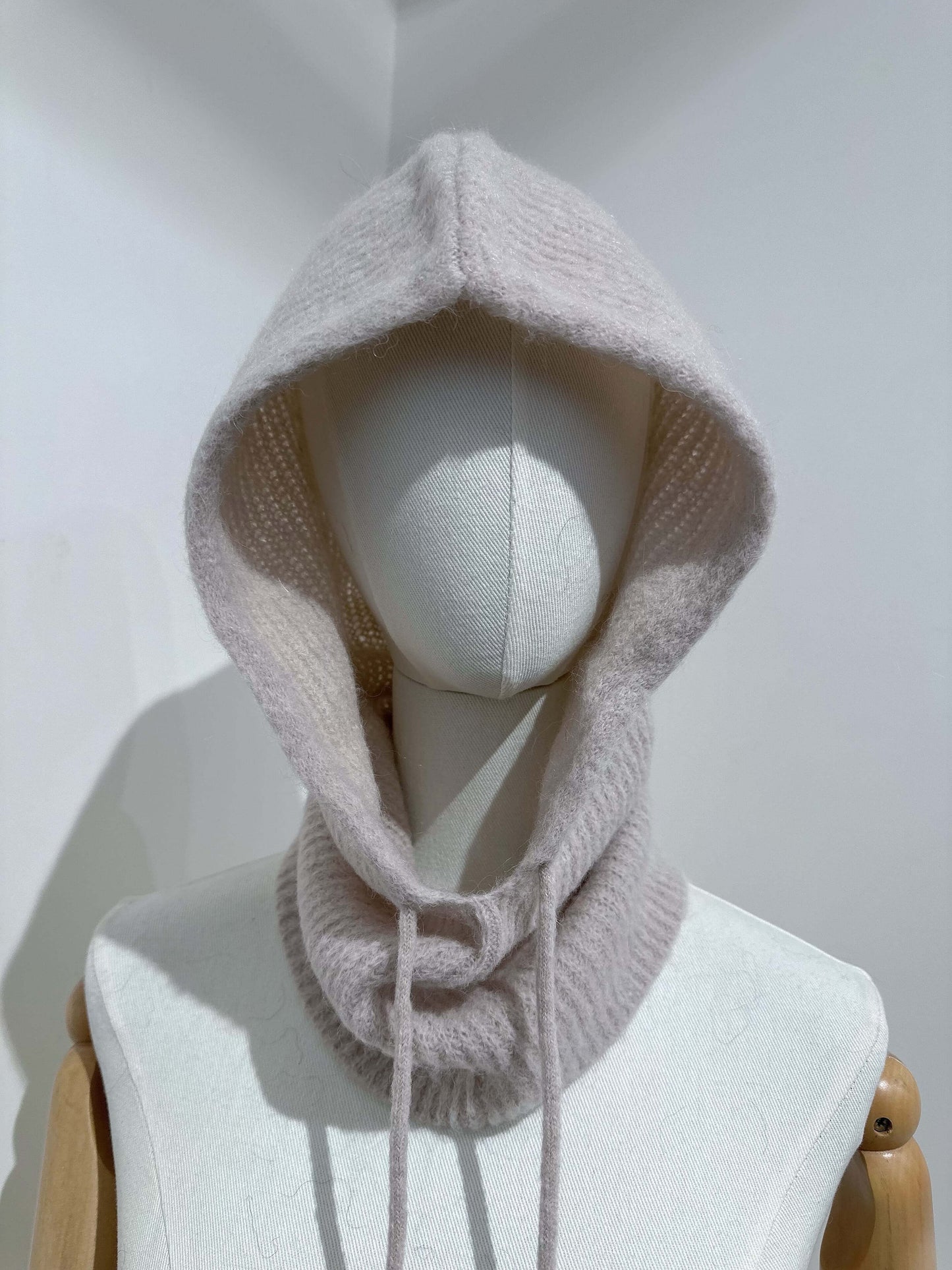 Cagoule en maille alpaga accessoire chaud hiver - Coline