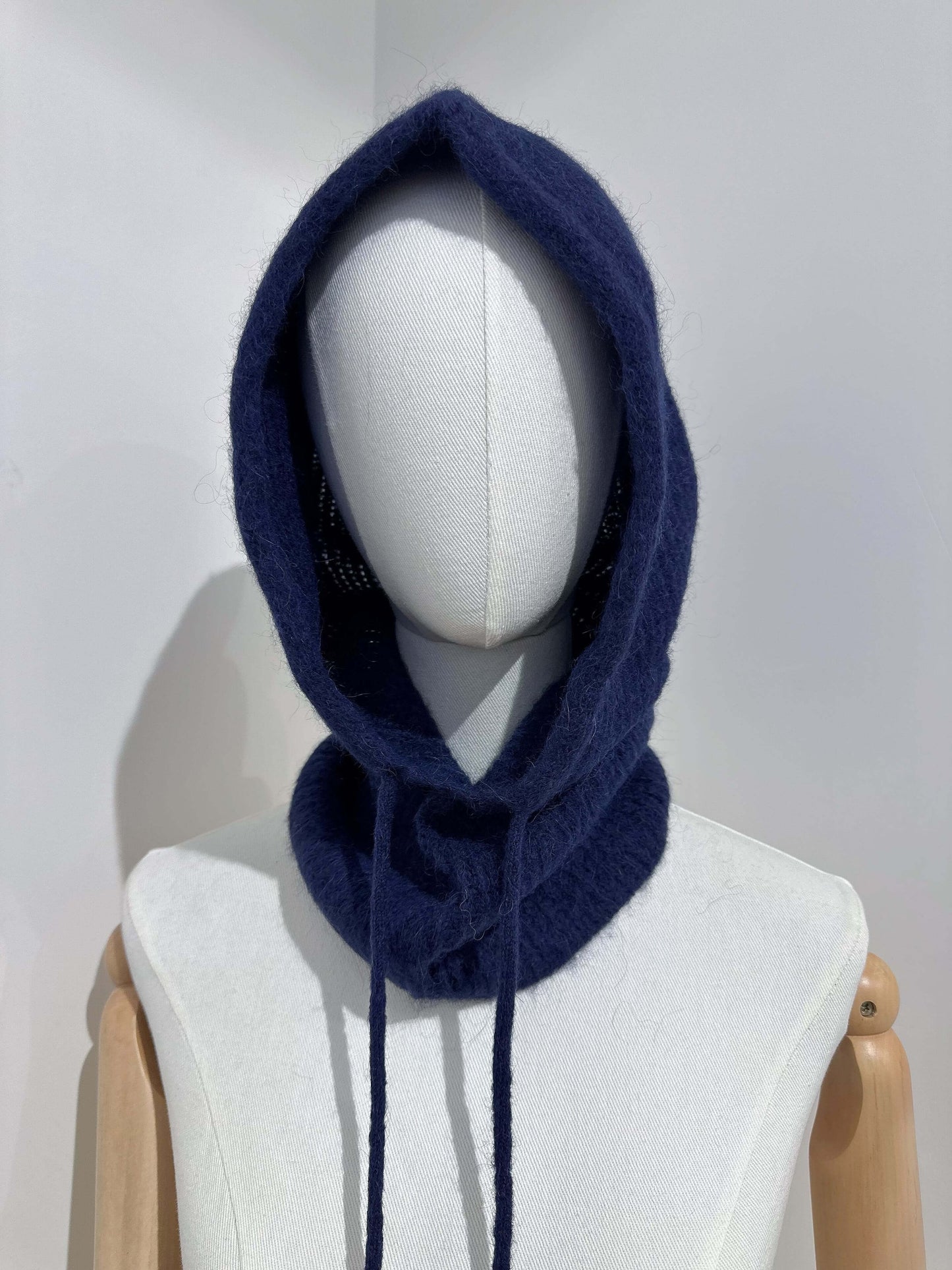 Cagoule en maille alpaga accessoire chaud hiver - Coline