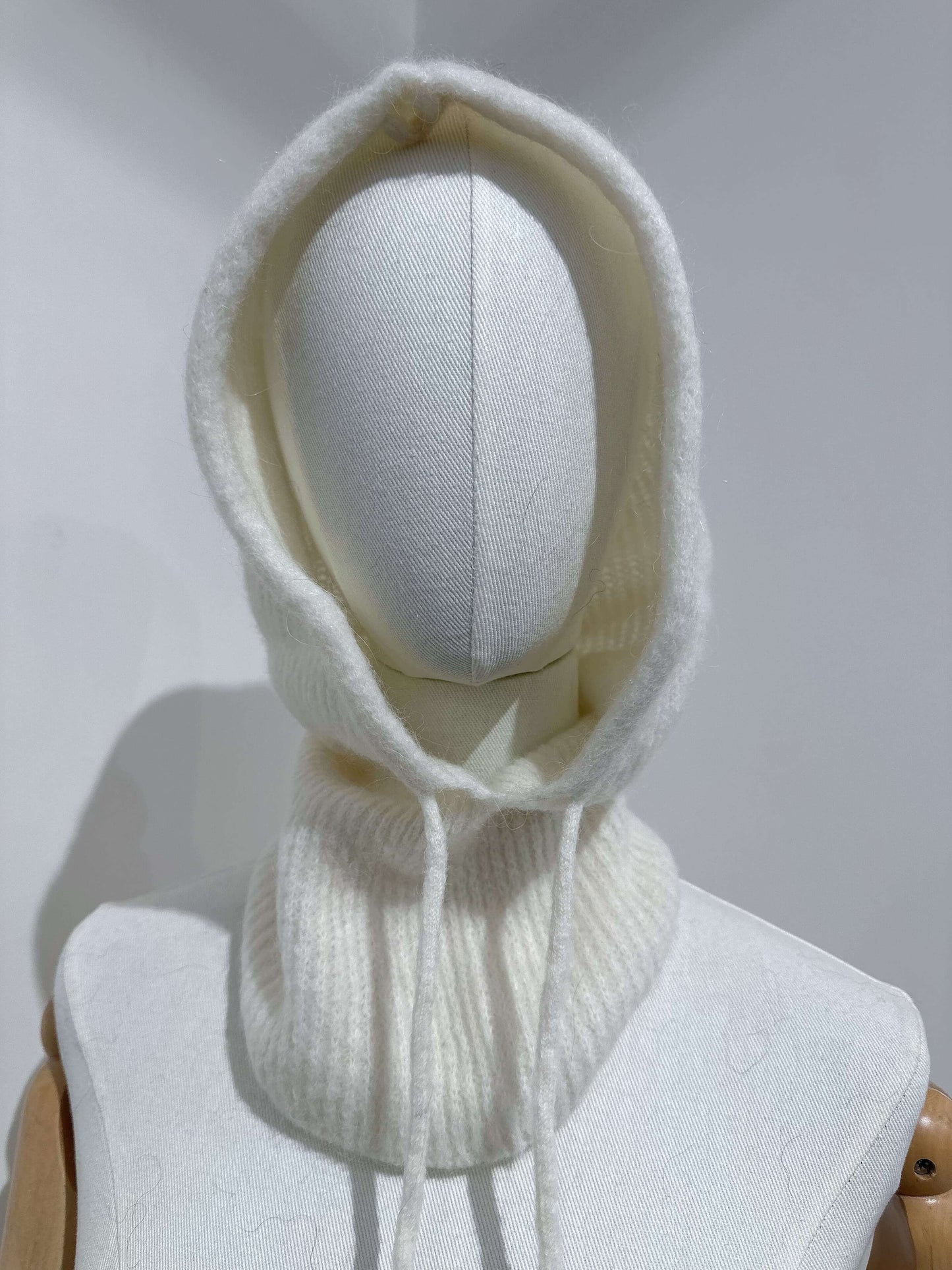 Cagoule en maille alpaga accessoire chaud hiver - Coline