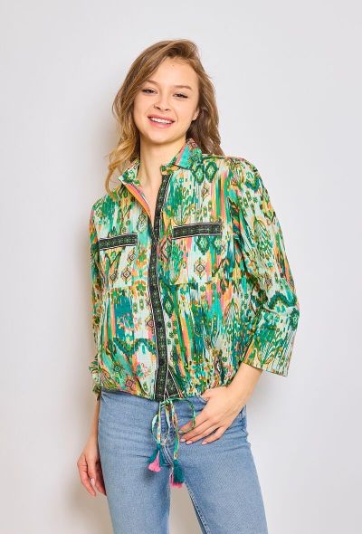 Chemise en Lurex coton 