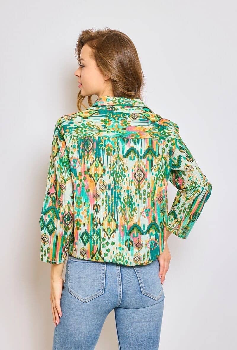 Chemise en Lurex coton 