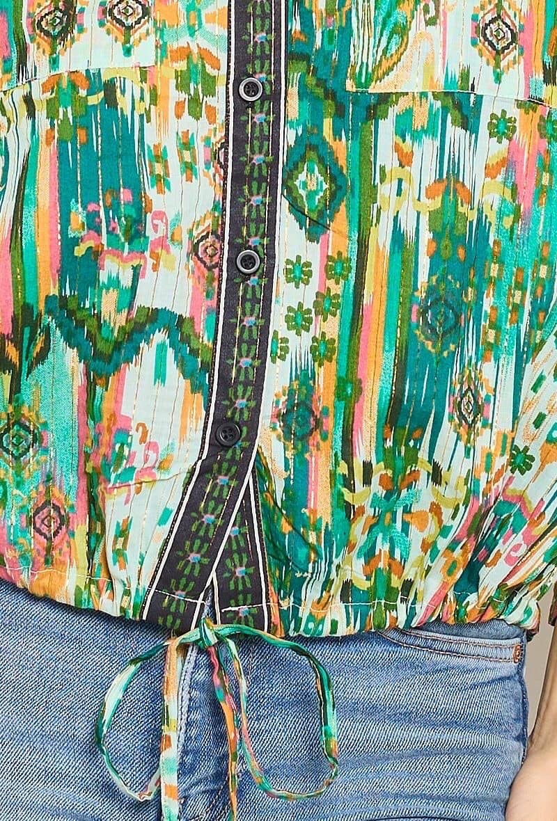 Chemise en Lurex coton 
