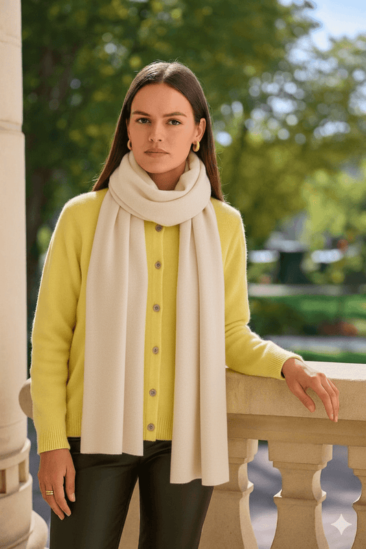 Écharpe rectangulaire uni - Bordeaux