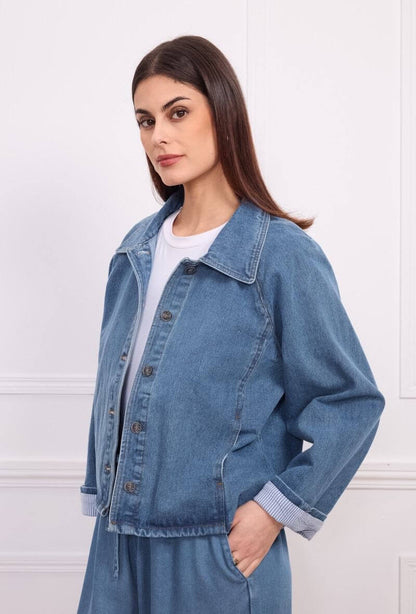 Veste en jean mi-saison coton - Orice Paris
