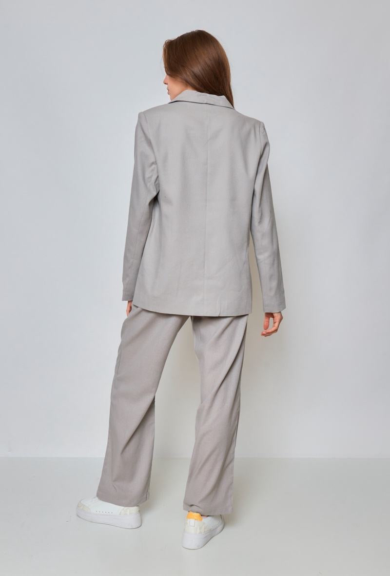 Pantalon tailleur fluide à pince en Lin - Orice