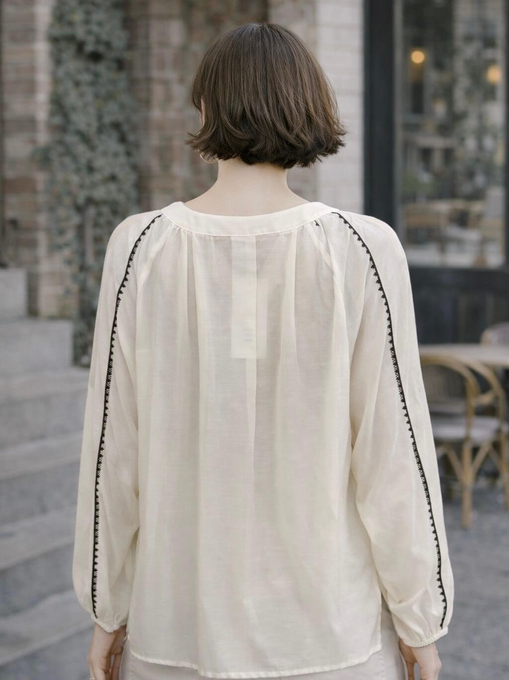 Blouse femme en lyocell pastel