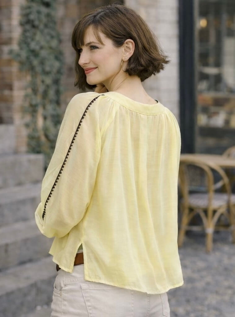 Blouse femme en lyocell pastel