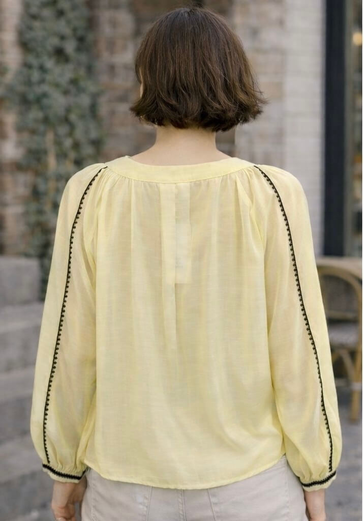 Blouse femme en lyocell pastel
