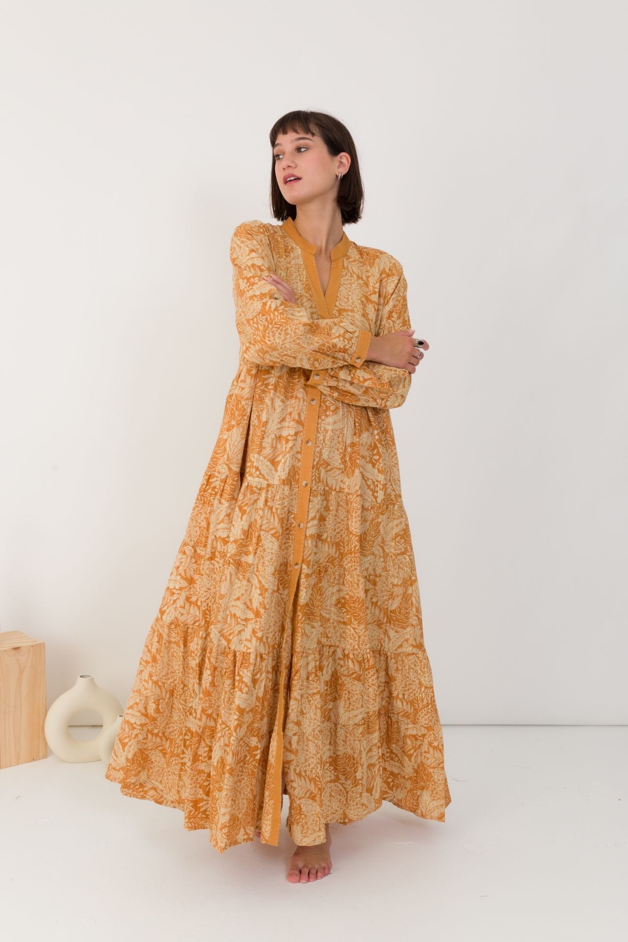 Robe chemise bohème Nolie - Orice