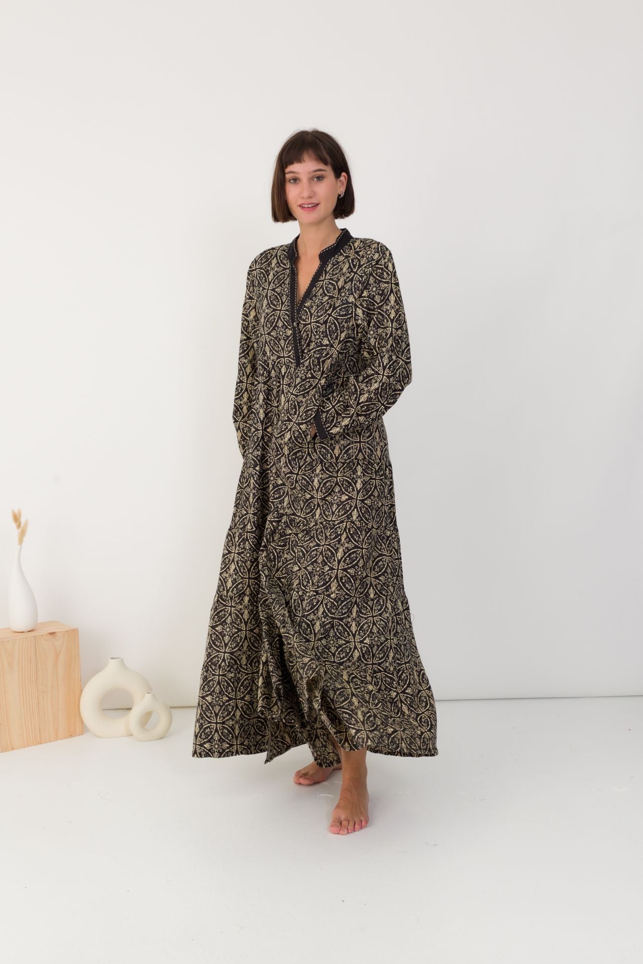 Robe chemise bohème Nolie - Orice