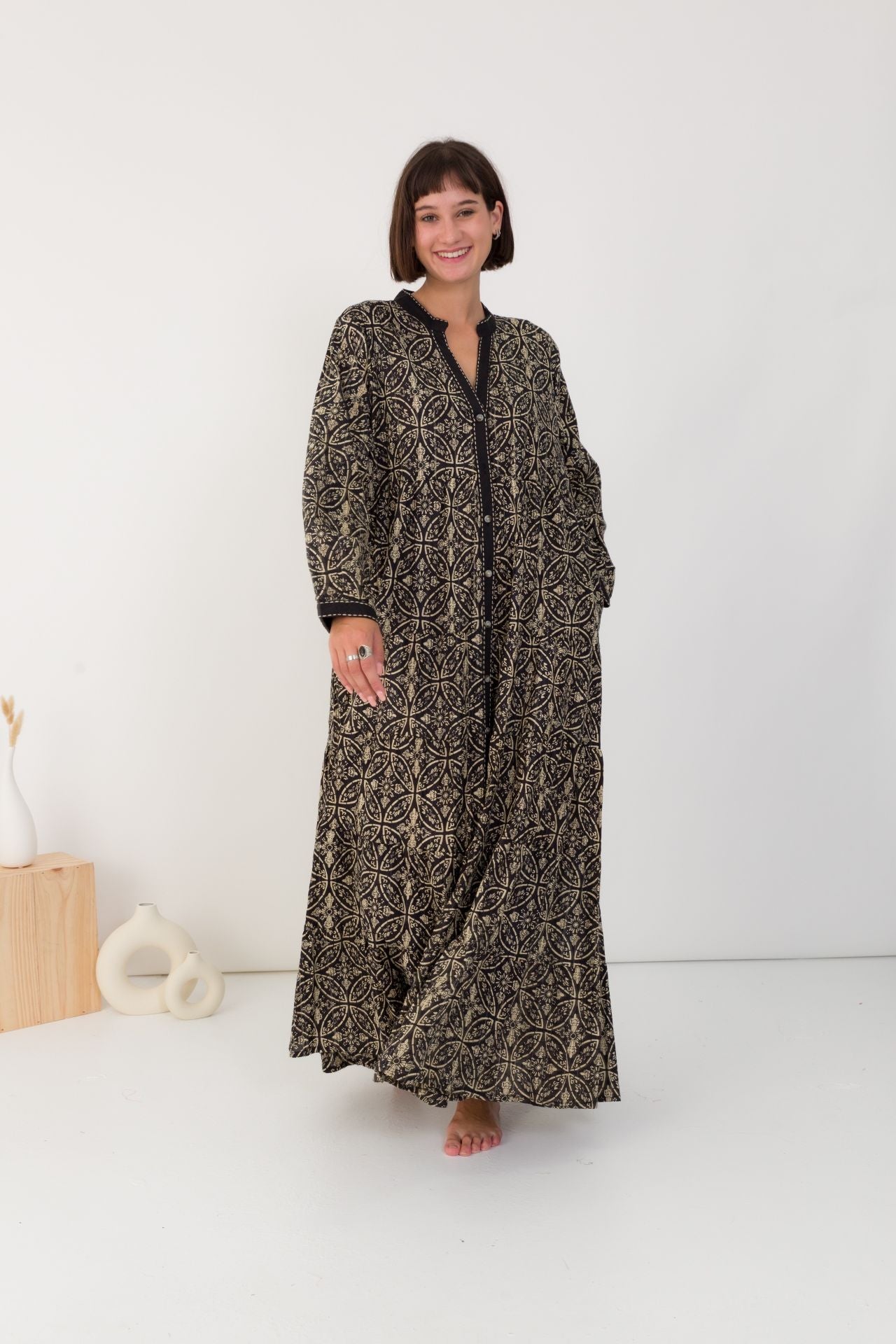 Robe chemise bohème Nolie - Orice