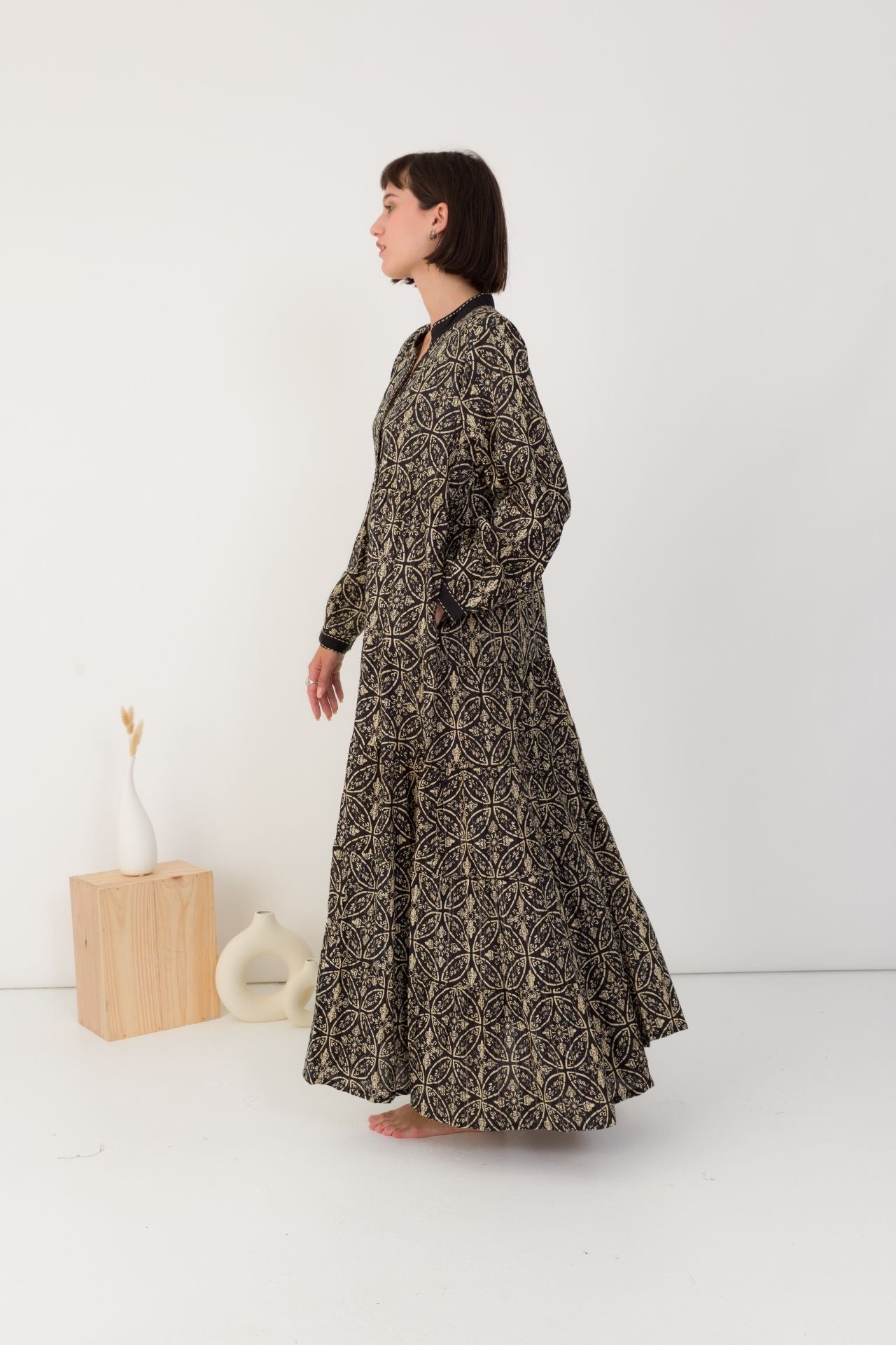 Robe chemise bohème Nolie - Orice