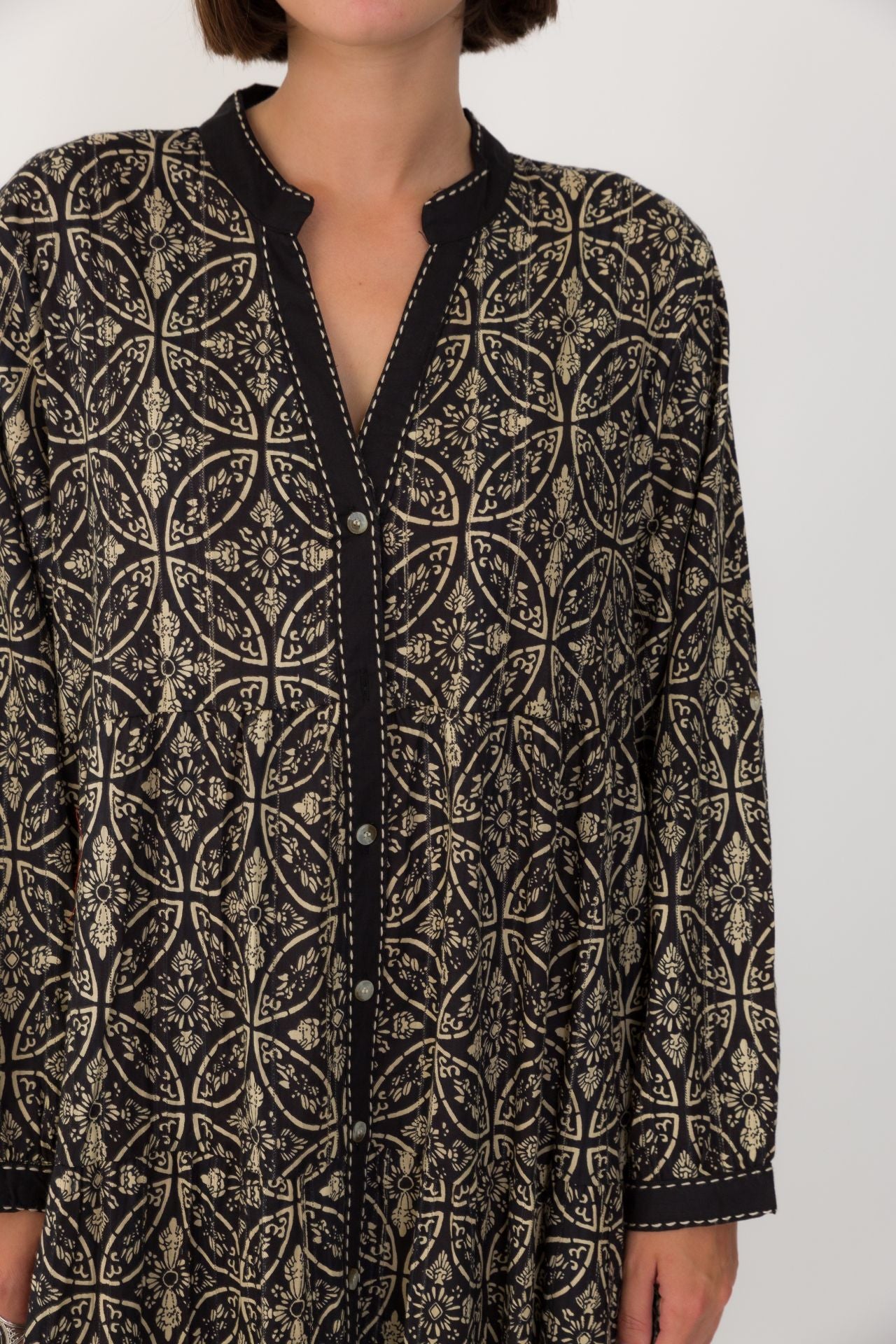 Robe chemise bohème Nolie - Orice