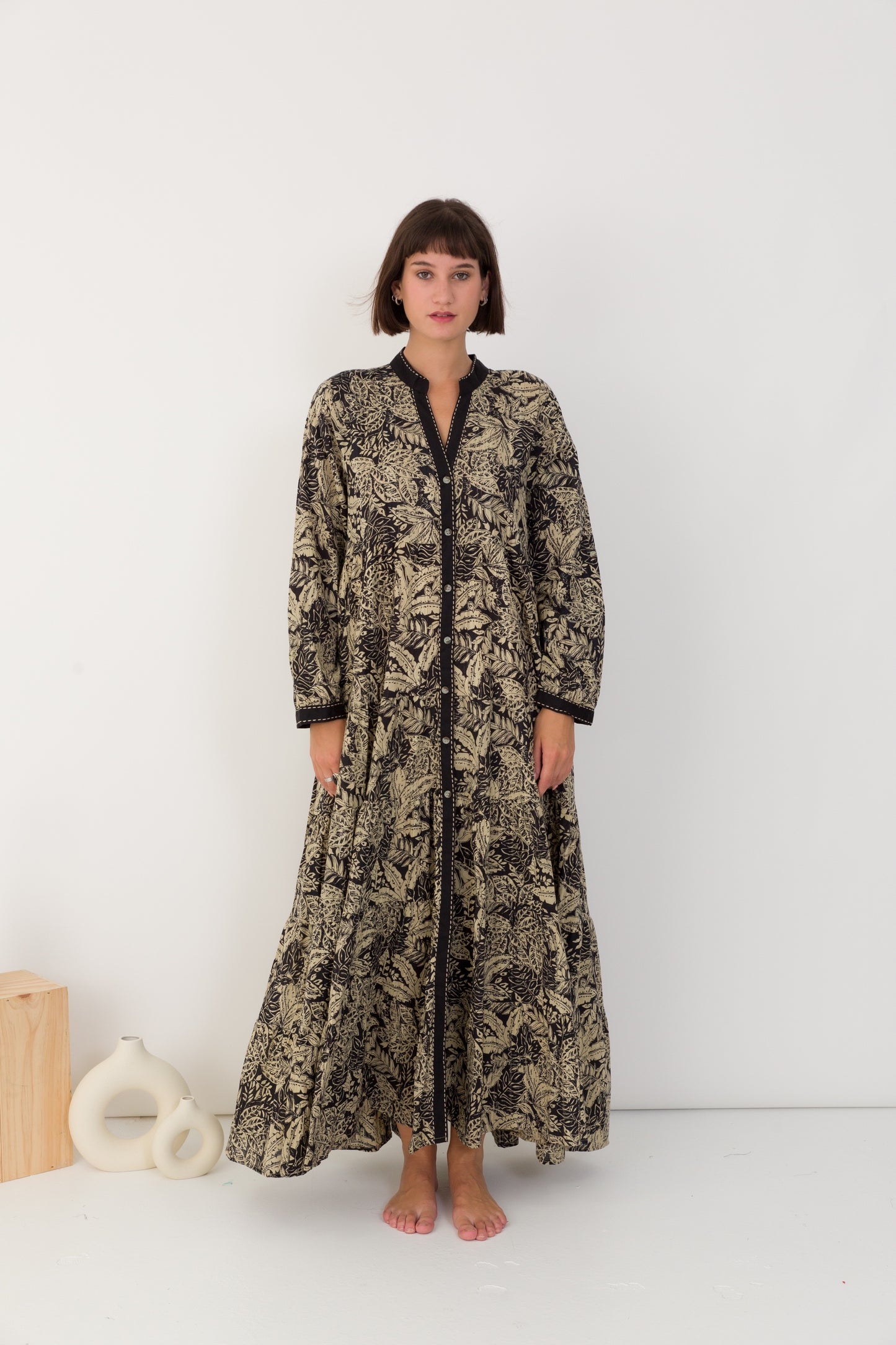 Robe chemise bohème Nolie - Orice