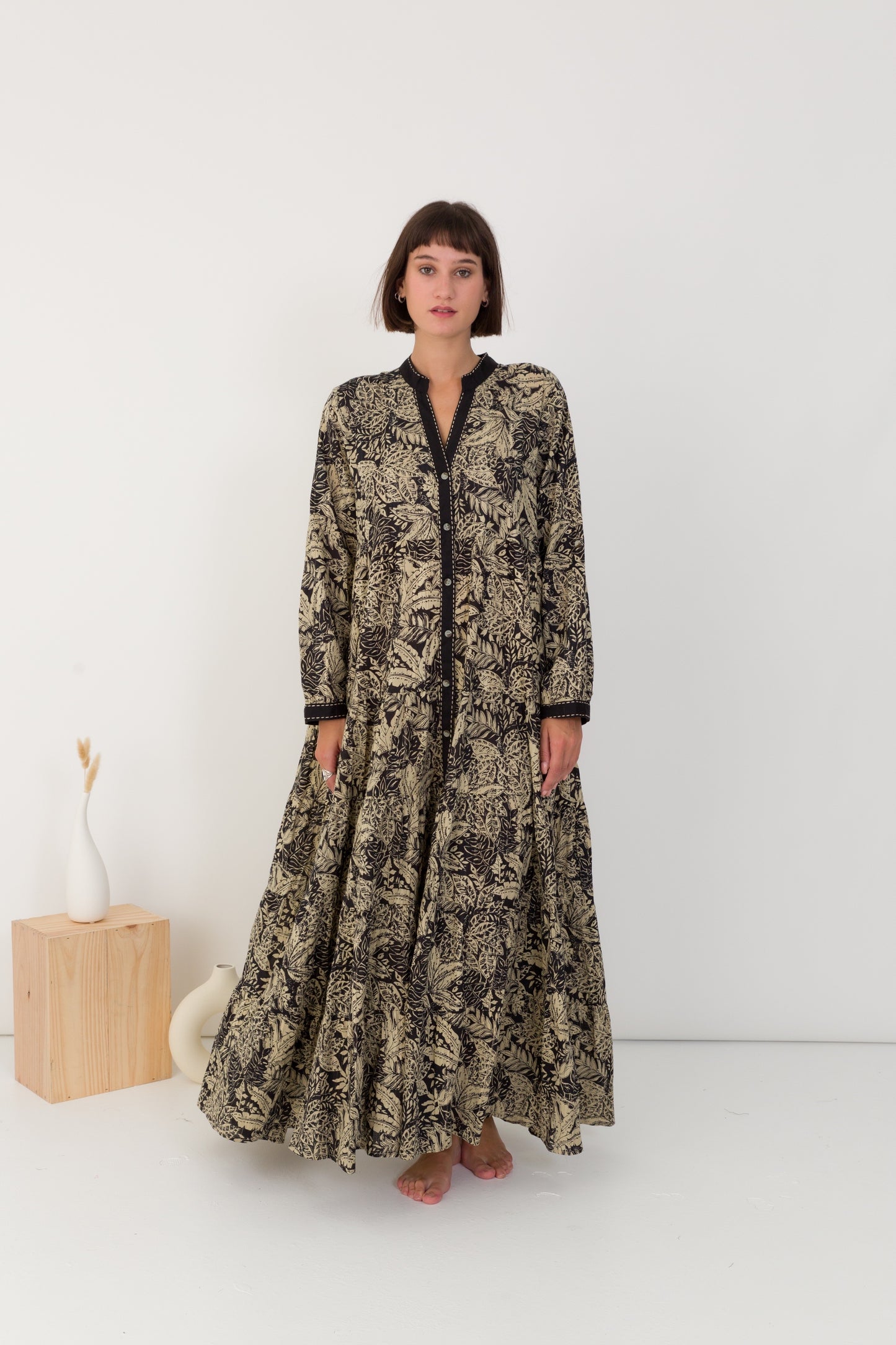 Robe chemise bohème Nolie - Orice