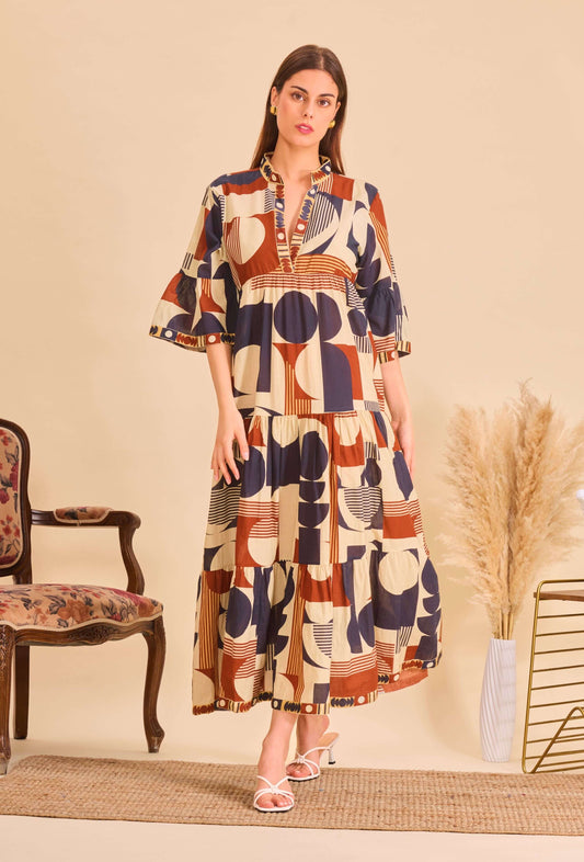 Robe longue batik coton - Orice Paris
